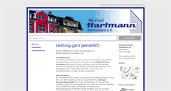 Desktop Screenshot of hartmann-immobilien.de