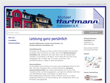 Tablet Screenshot of hartmann-immobilien.de