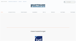 Desktop Screenshot of hartmann-immobilien.com